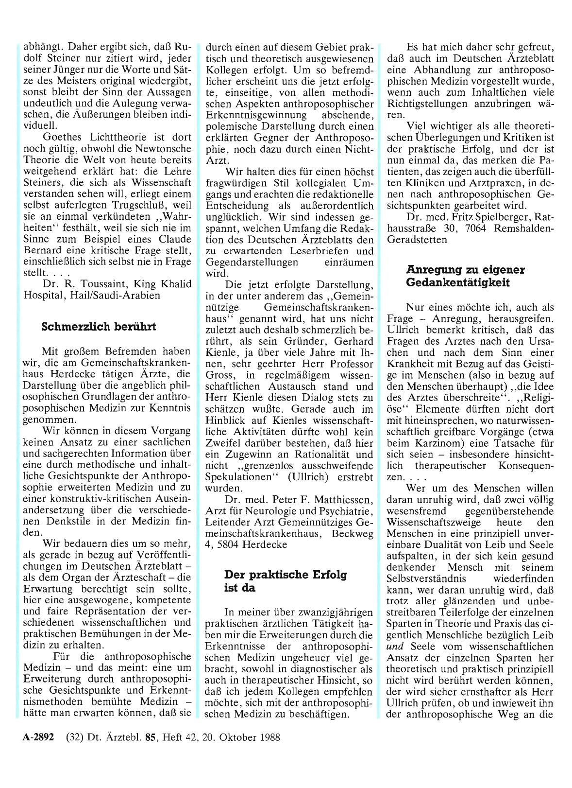 Vorschauseite 1: Wissenschaftsanspruch der Anthroposophie – Zwischen Heilkunst und Heilslehre: Anregung zu eigener Gedankentätigkeit