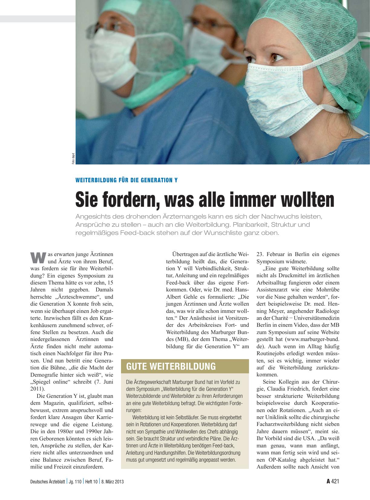 Vorschauseite 1: Weiterbildung für die Generation Y: Sie fordern, was alle immer wollten