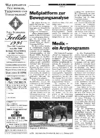 Vorschauseite 1: Medix ein Arztprogramm