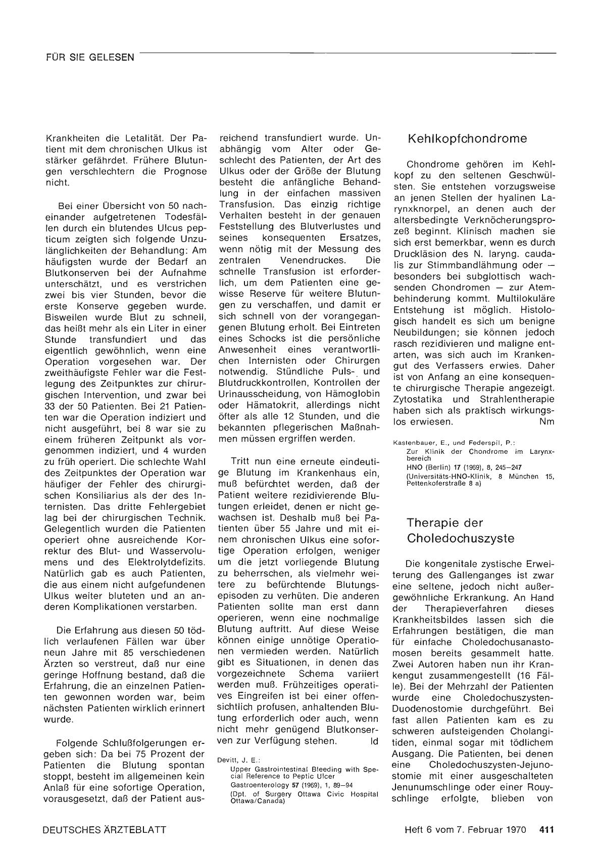 Vorschauseite 1: Therapie der Choledochuszyste