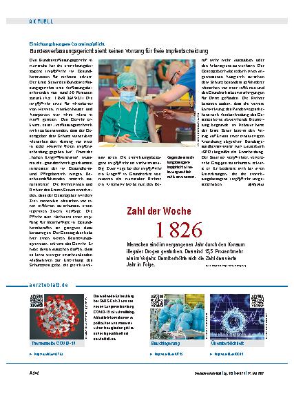 Vorschauseite 1: Zahl der Woche 1 826