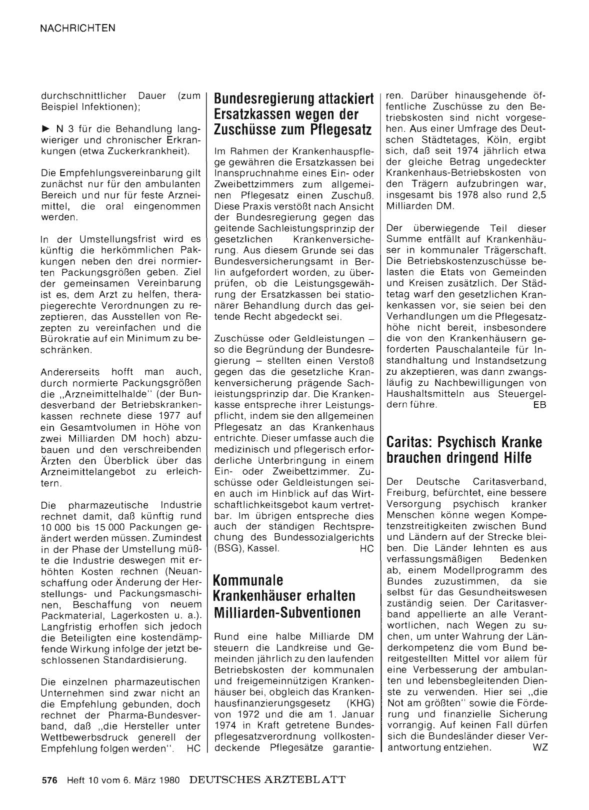 Vorschauseite 1: Kommunale Krankenhäuser erhalten Milliarden-Subventionen