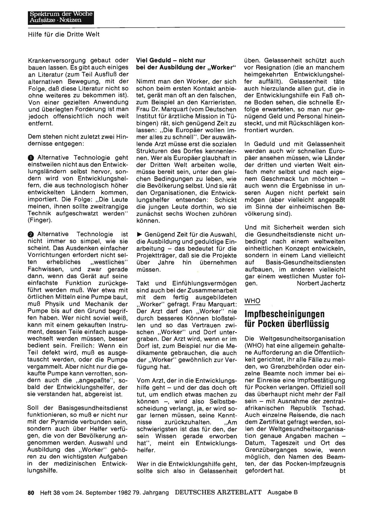 Vorschauseite 1: WHO: Impfbescheinigungen für Pocken überflüssig