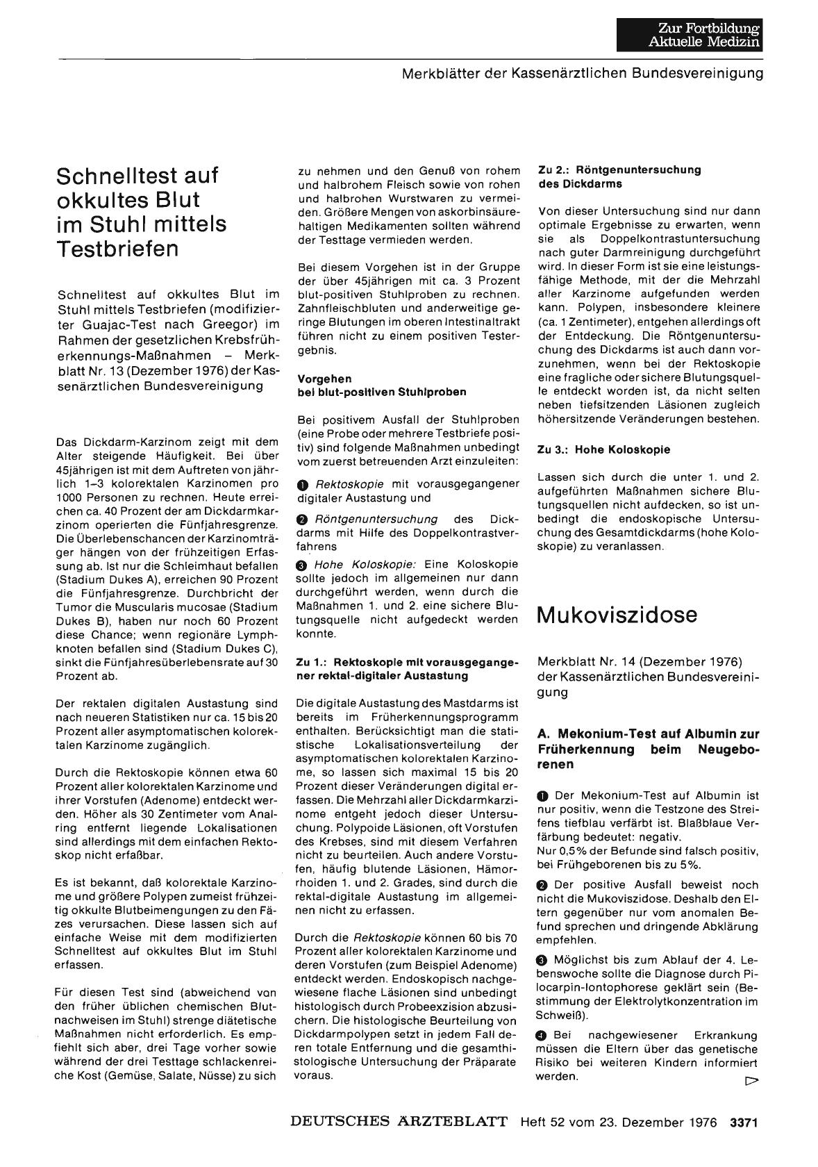Vorschauseite 1: Mukoviszidose