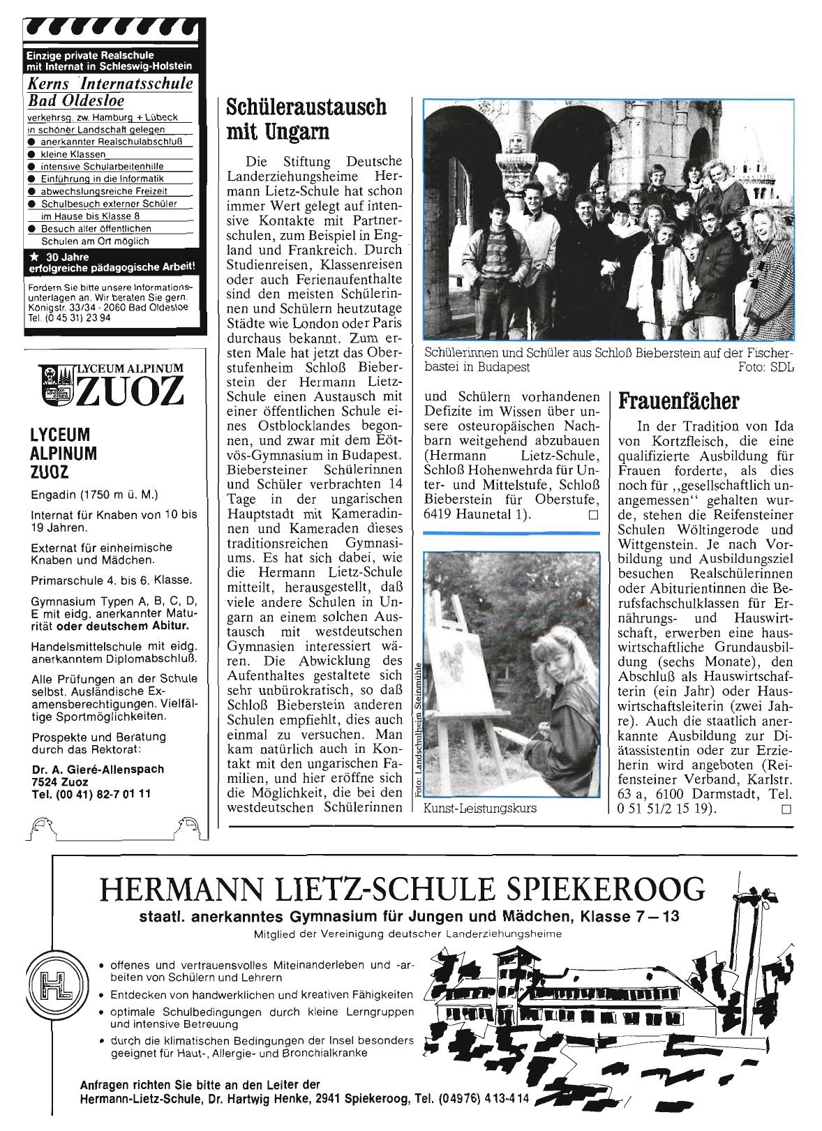 Vorschauseite 1: Frauenfächer
