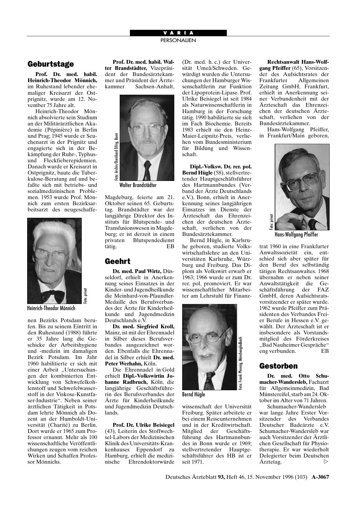 Vorschauseite 1: Geehrt