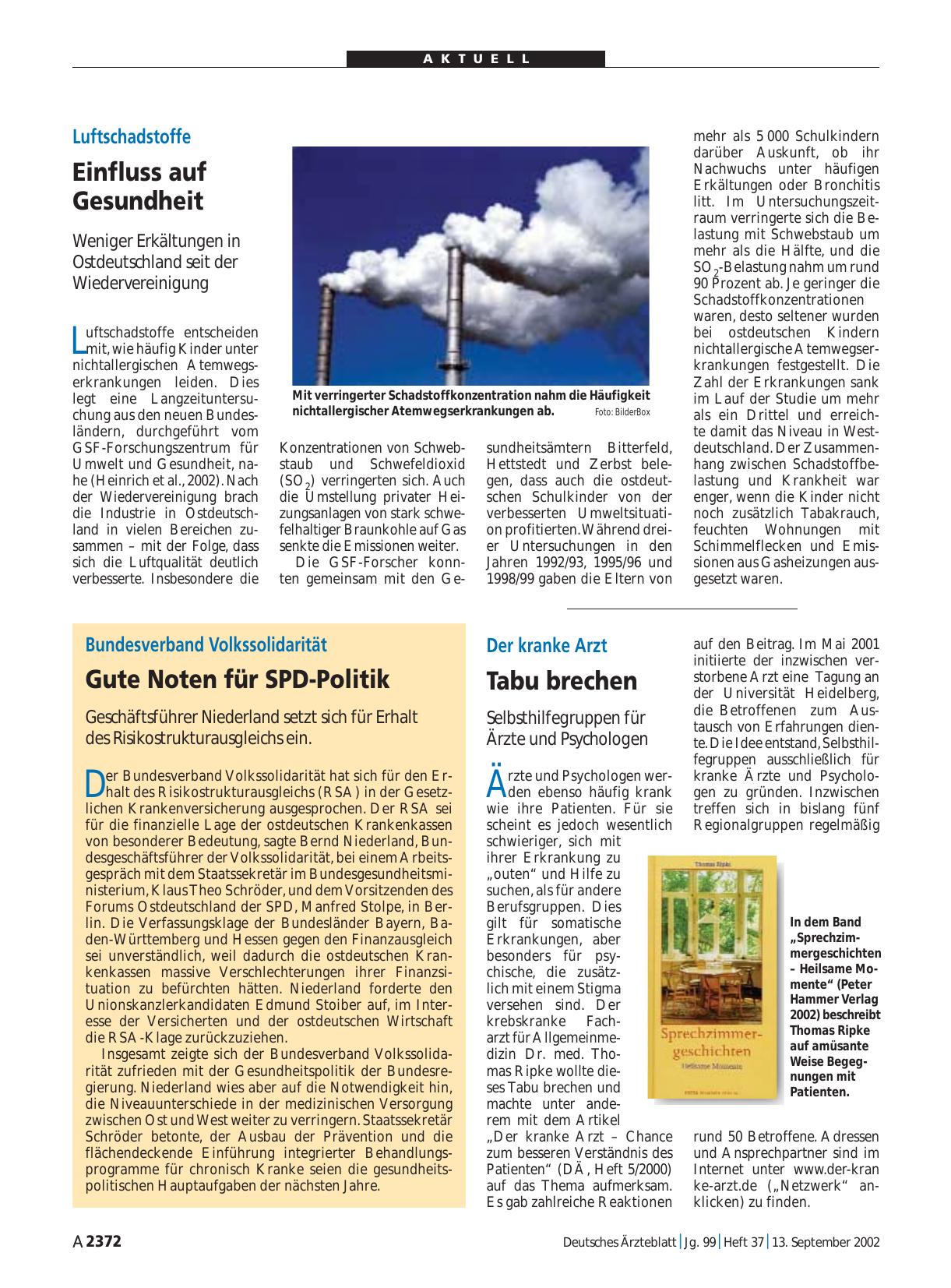 Vorschauseite 1: Der kranke Arzt: Tabu brechen