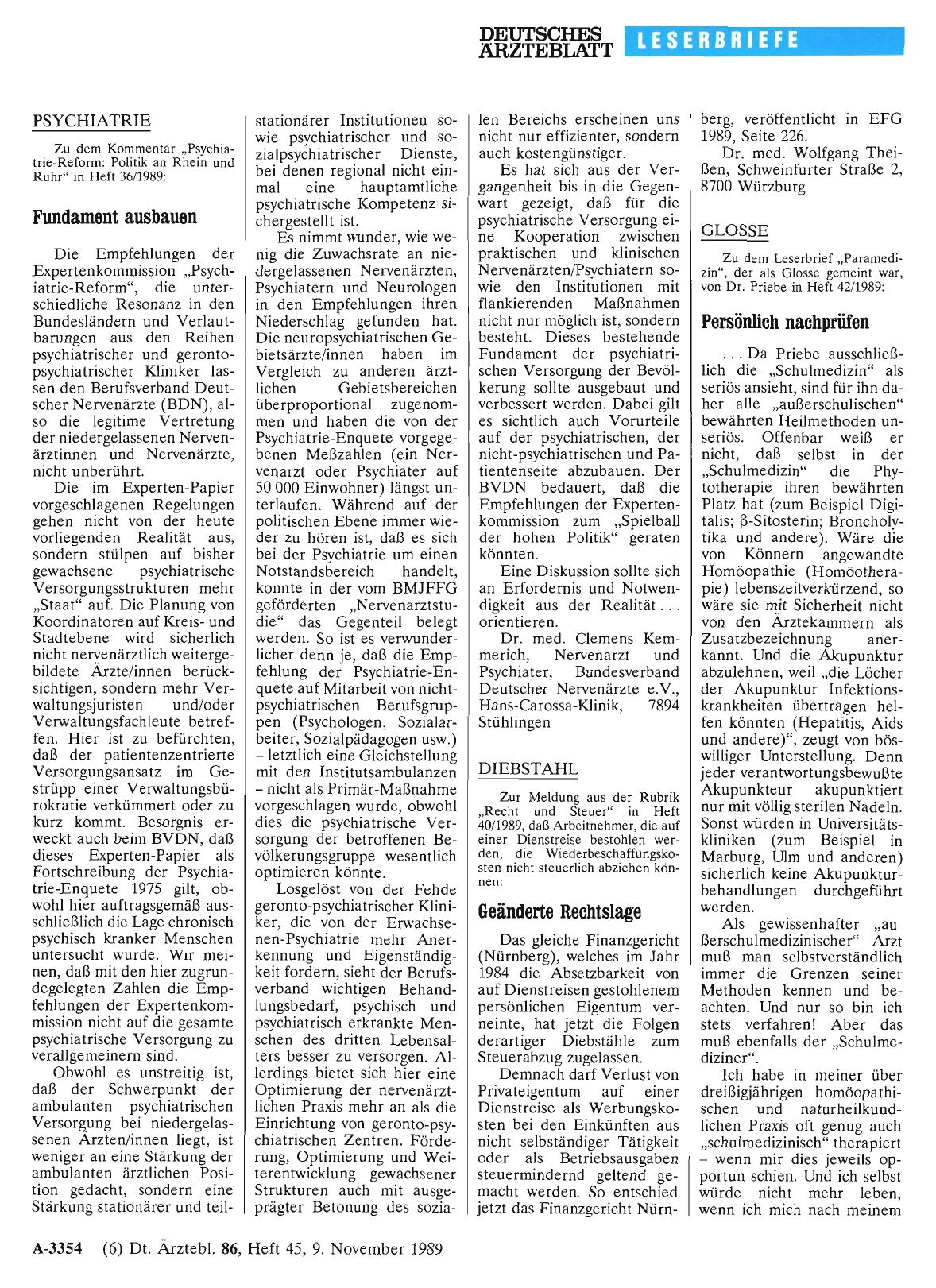 Vorschauseite 1: PSYCHIATRIE: Fundament ausbauen