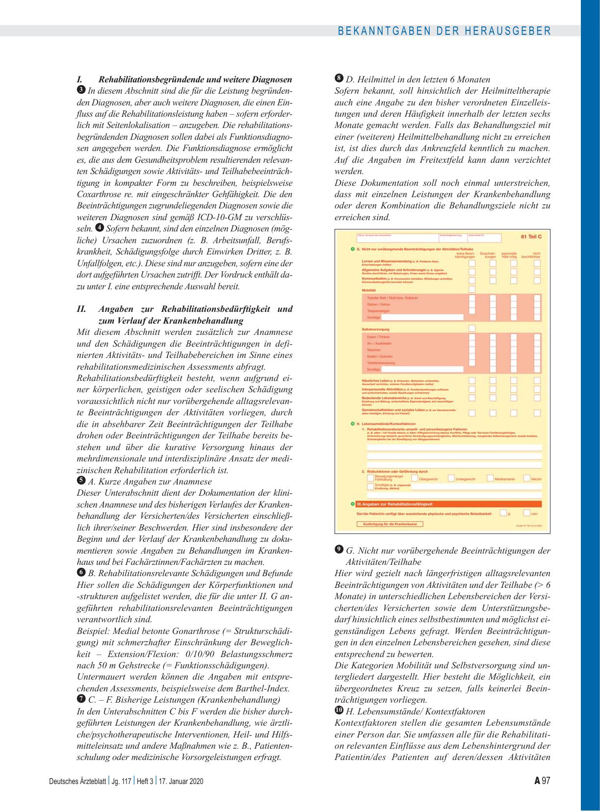 Vorschauseite 3: 53. Änderung der Vereinbarung über Vordrucke für die vertragsärztliche Versorgung vom 1. April 1995: Artikel 1, Artikel 2, Artikel 3, Inkrafttreten
