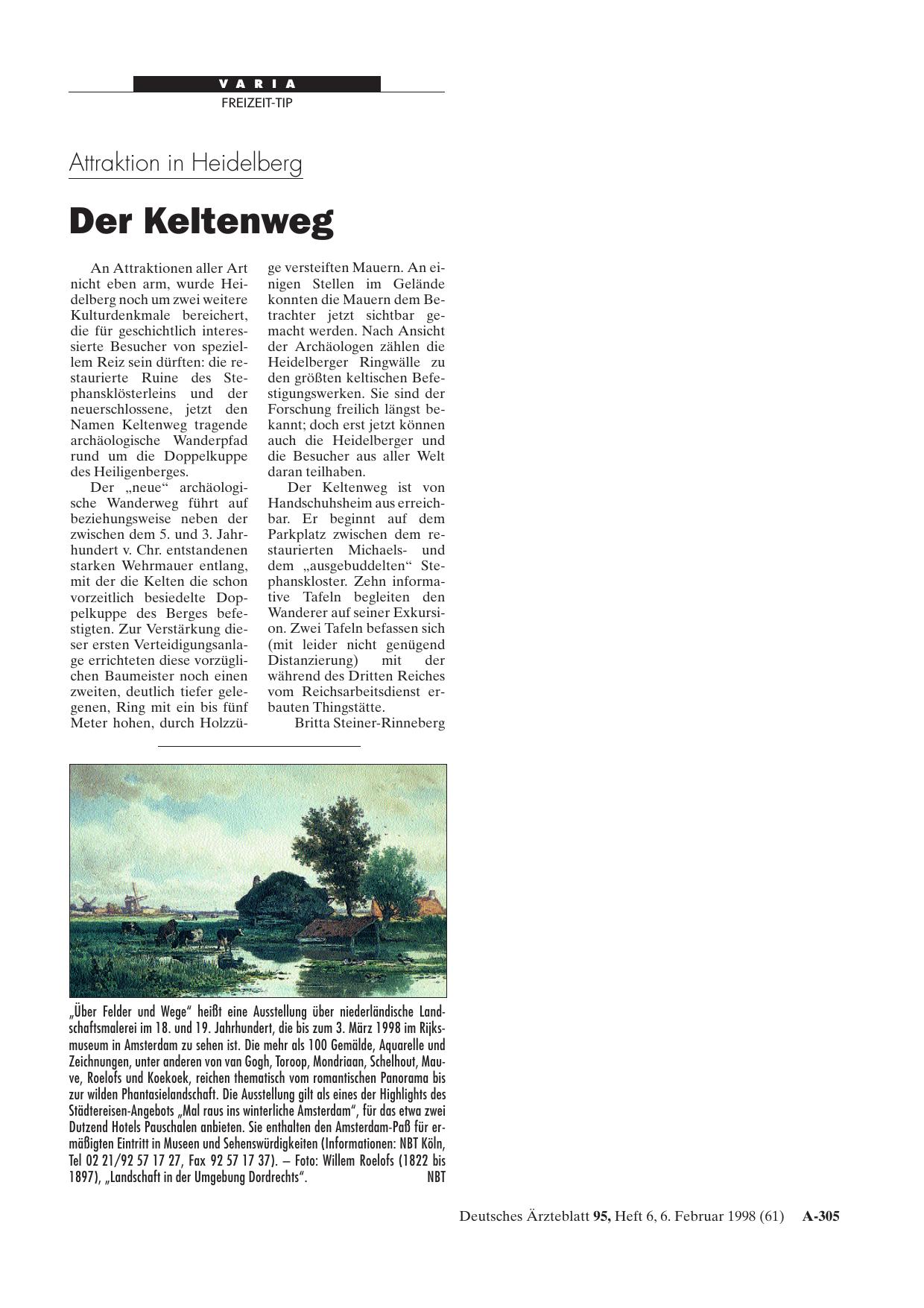 Vorschauseite 1: Ausstellung „Über Felder und Wege“