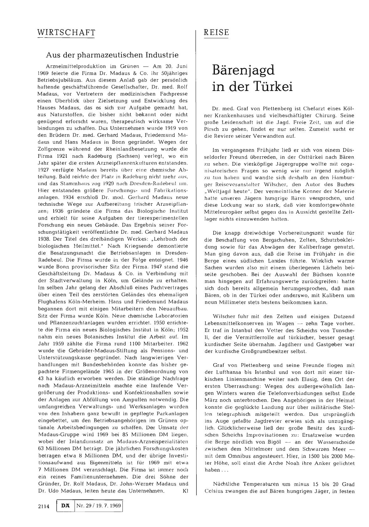 Vorschauseite 1: Aus der pharmazeutischen Industrie