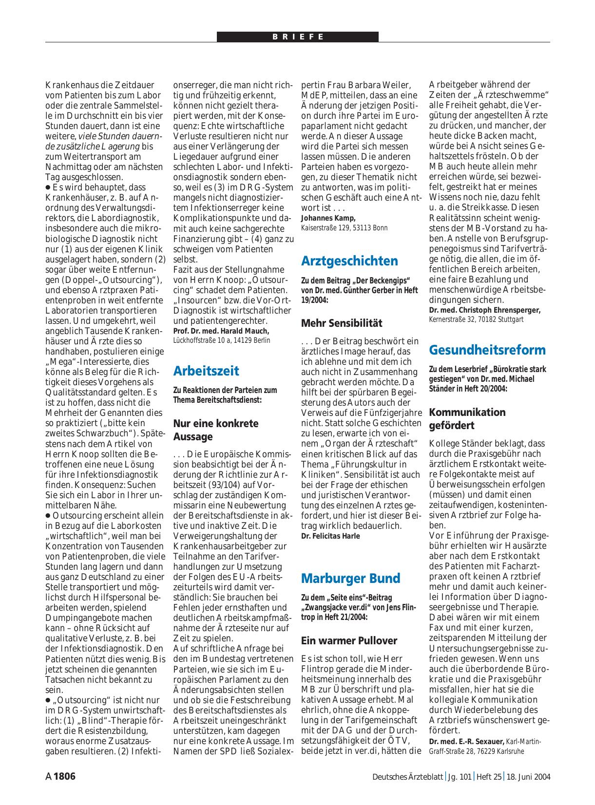 Vorschauseite 1: Arbeitszeit: Nur eine konkrete Aussage