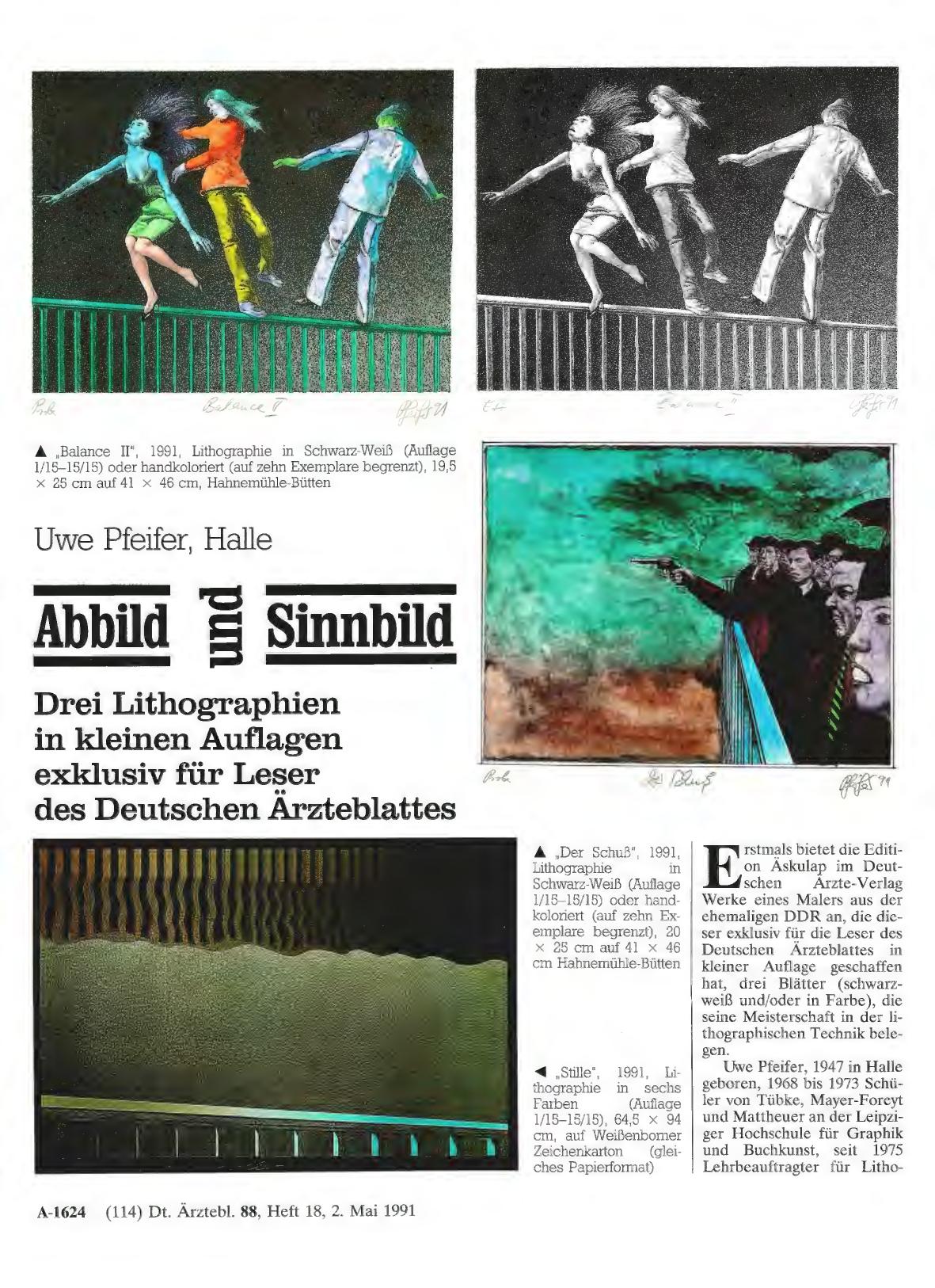 Vorschauseite 1: Uwe Pfeifer: Abbild und Sinnbild