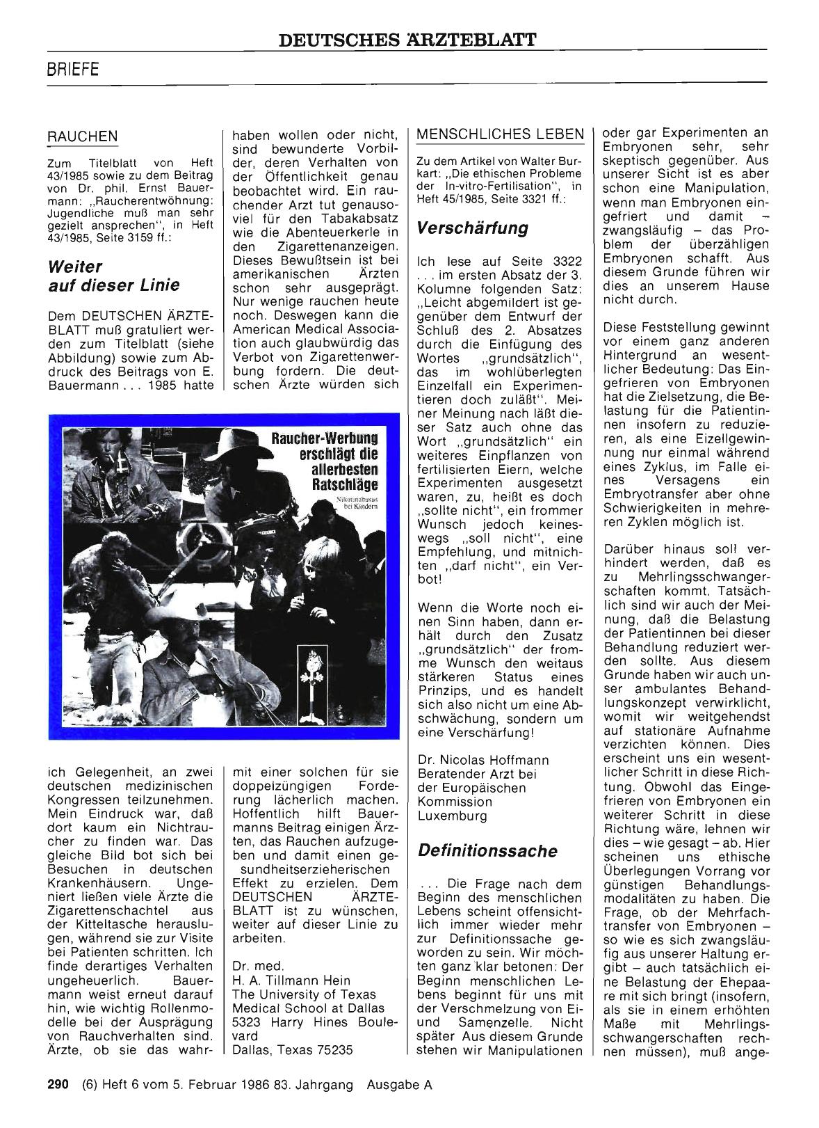 Vorschauseite 1: MENSCHLICHES LEBEN: Verschärfung