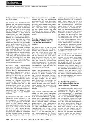 Vorschauseite 1: In der Verpflichtung auf den Humanistischen Paracelsus
