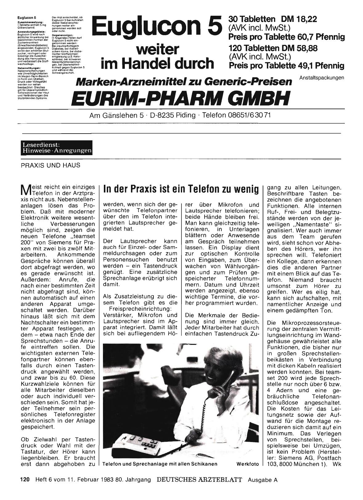 Vorschauseite 1: In der Praxis ist ein Telefon zu wenig