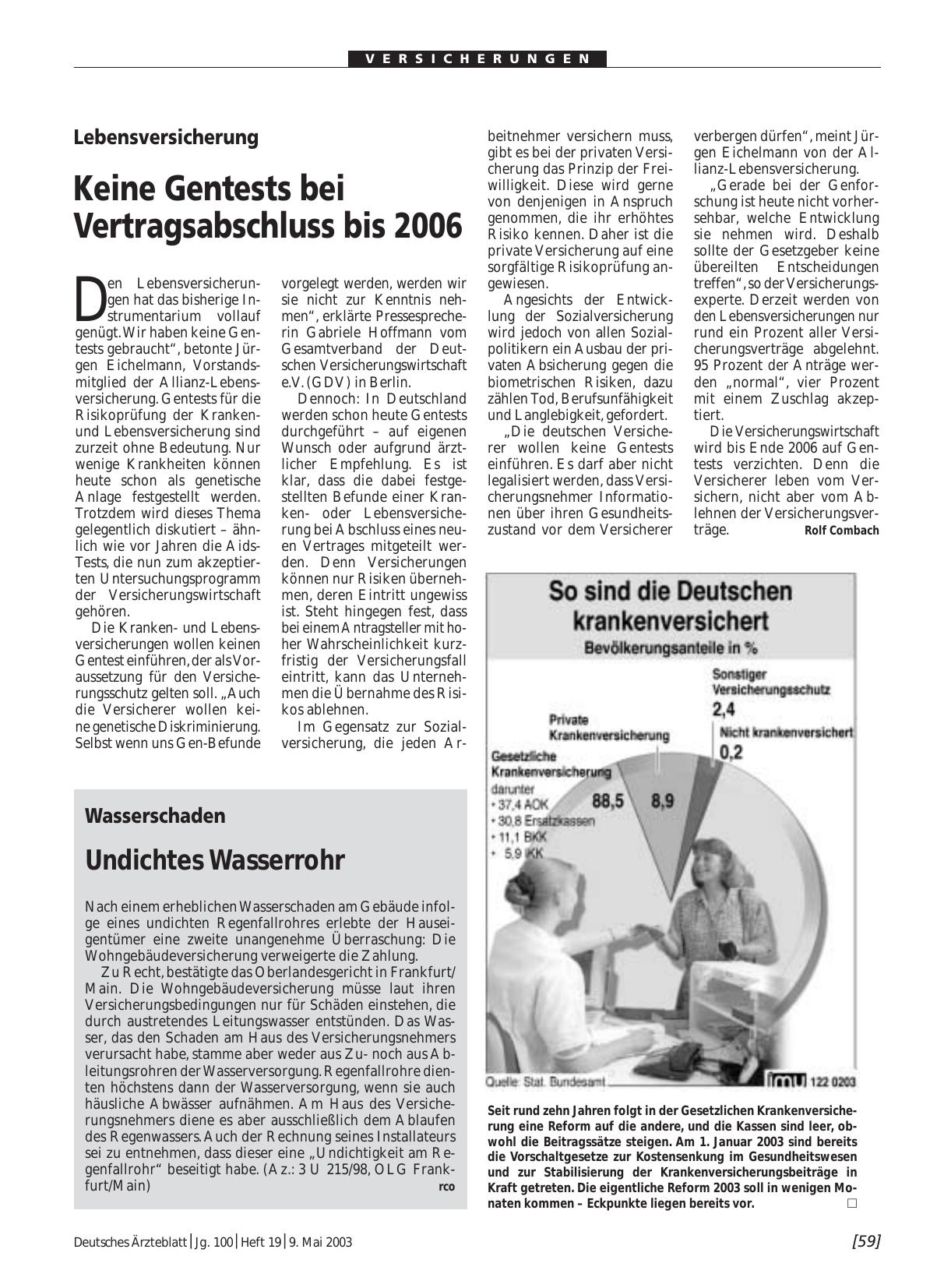 Vorschauseite 1: Wasserschaden: Undichtes Wasserrohr