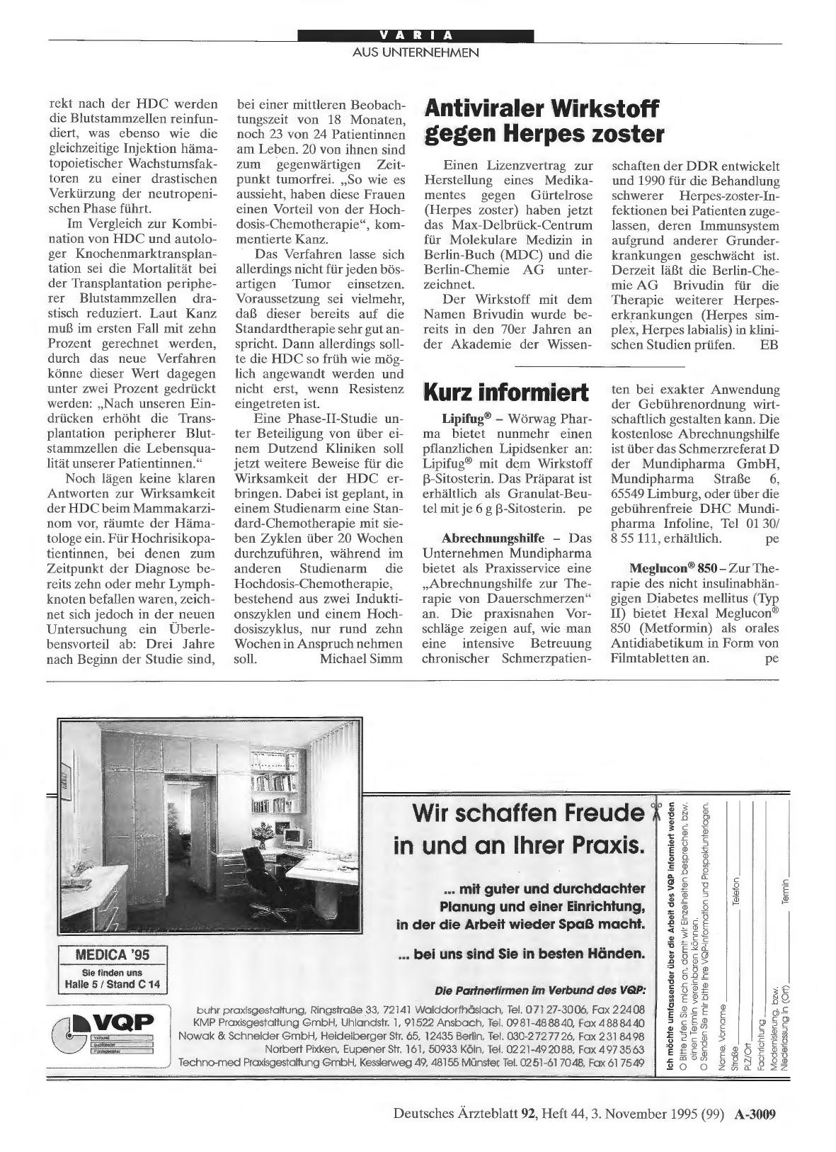 Vorschauseite 1: Kurz informiert: Lipifug®