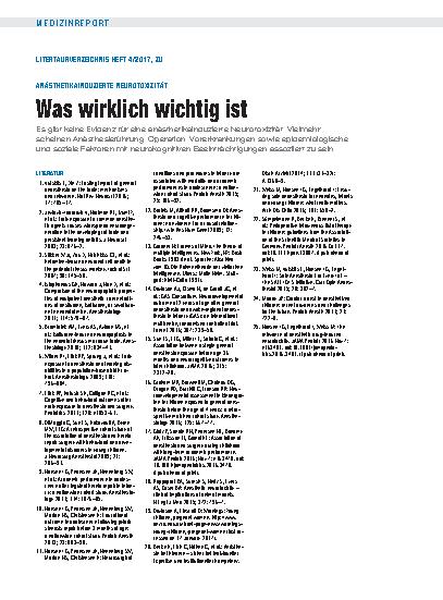 Vorschauseite 5: Kinderanästhesie: Was wirklich wichtig ist