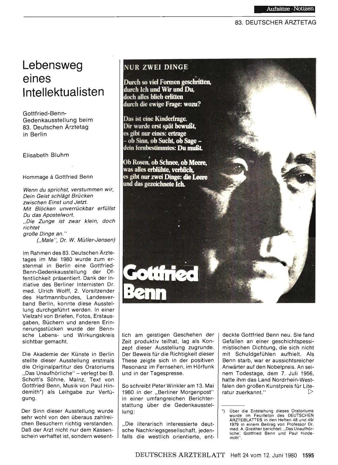 Vorschauseite 1: Lebensweg eines Intellektualisten