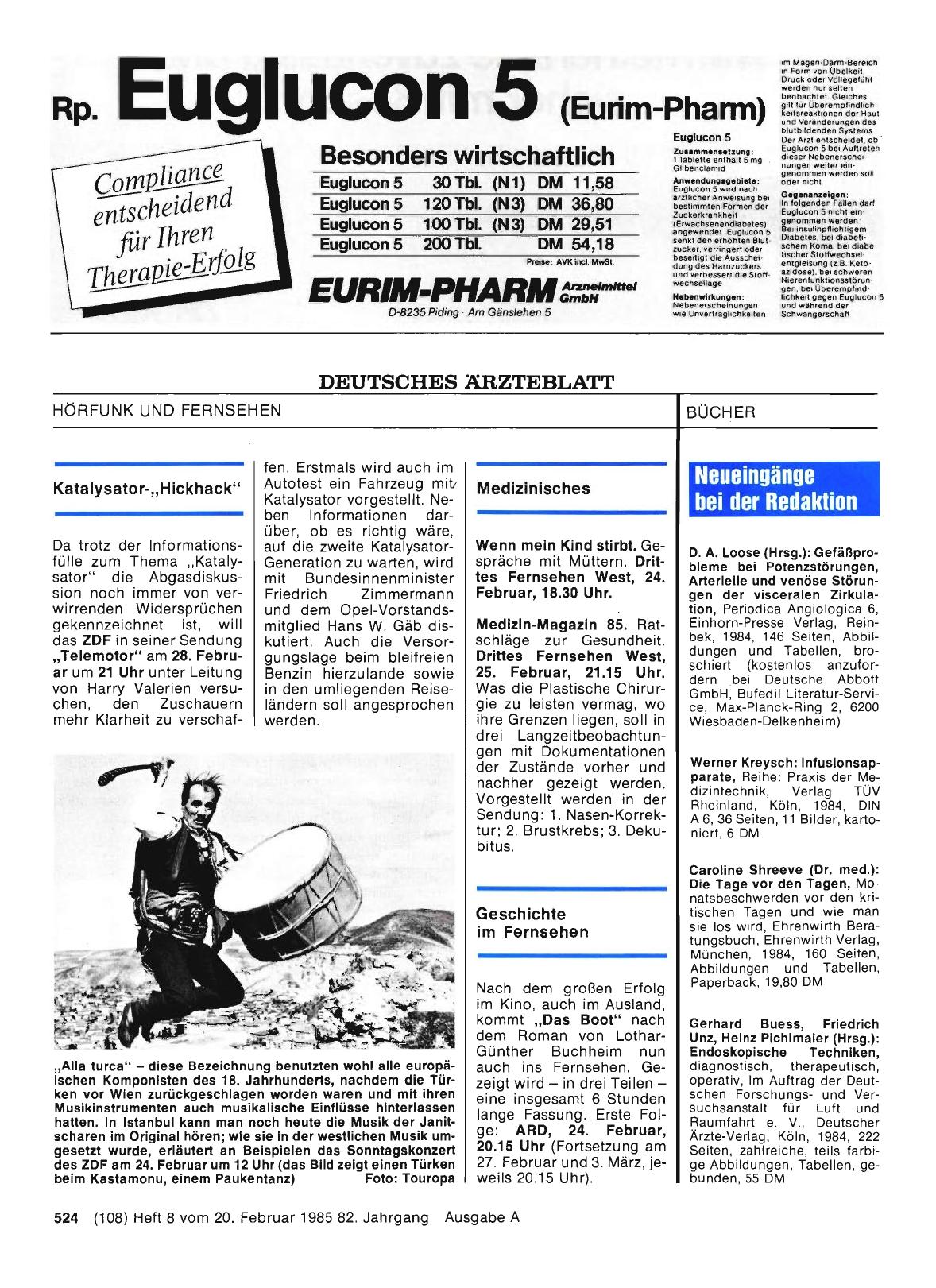 Vorschauseite 1: Neueingänge bei der Redaktion