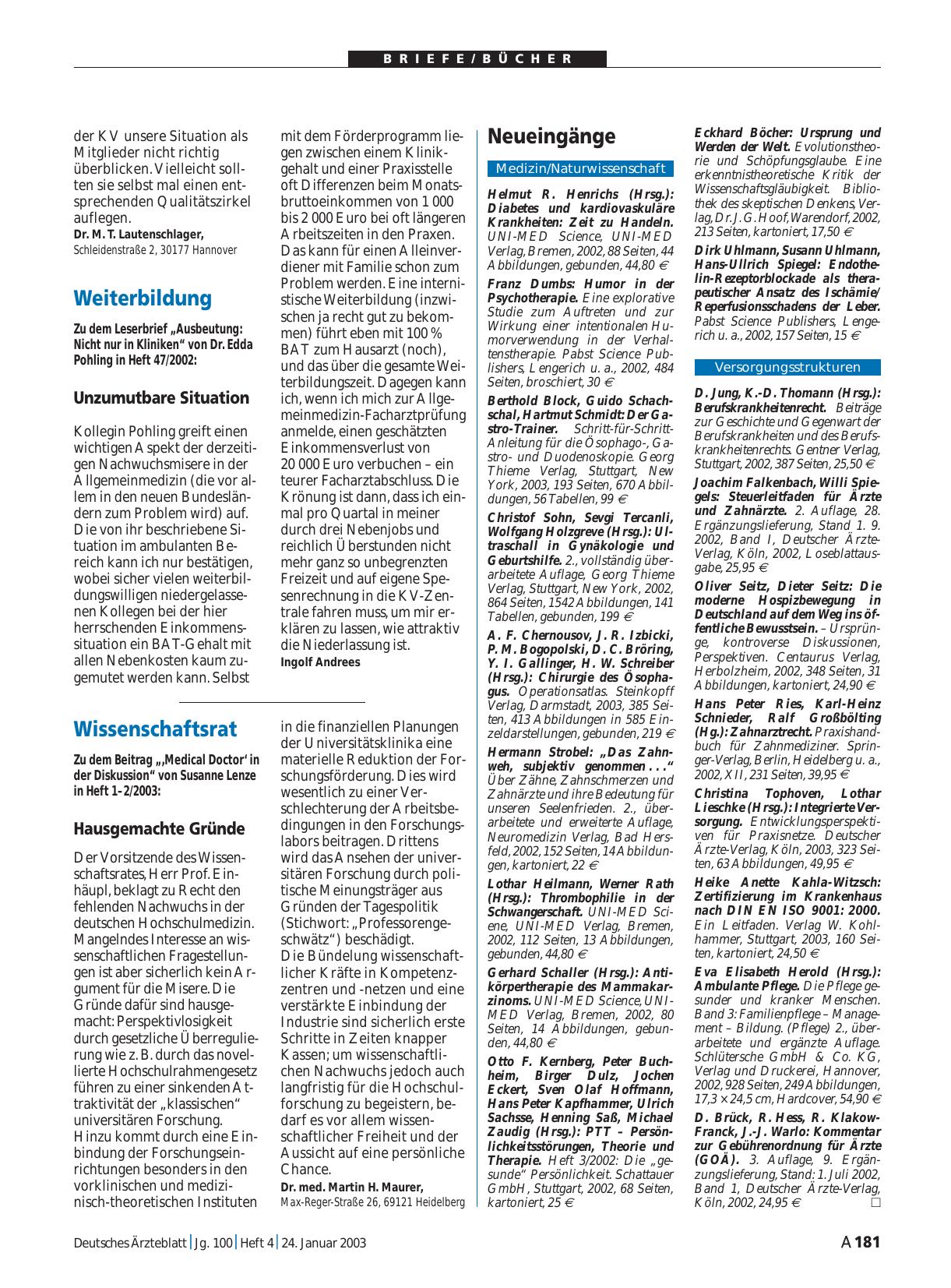 Vorschauseite 1: Weiterbildung: Unzumutbare Situation