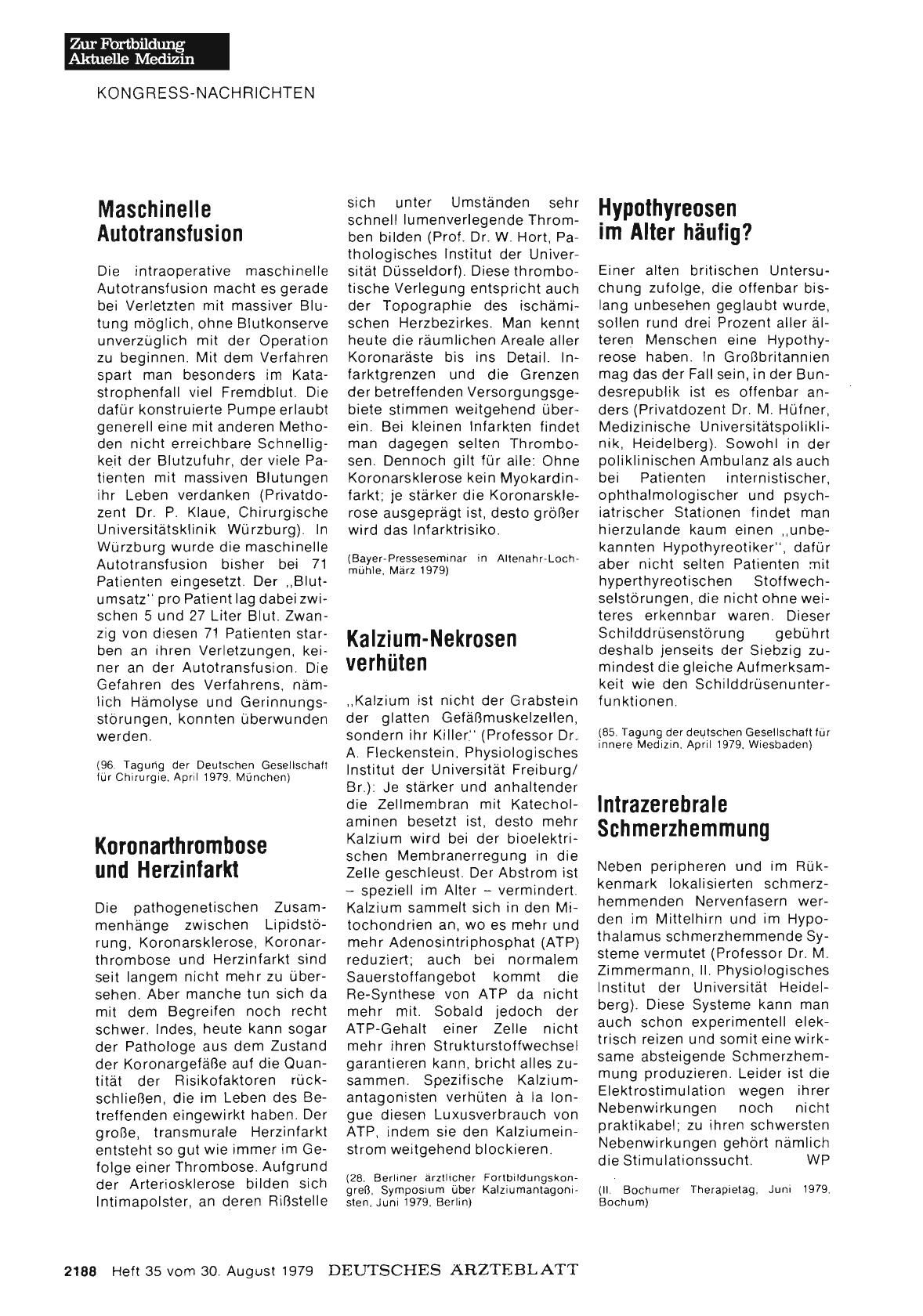 Vorschauseite 1: Kalzium-Nekrosen verhüten