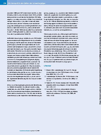 Vorschauseite 2: Die Vernunft in den Zeiten der Schweinegrippe