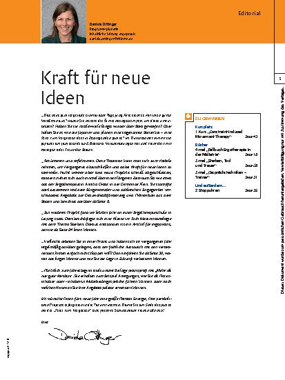 Vorschauseite 1: Kraft für neue Ideen