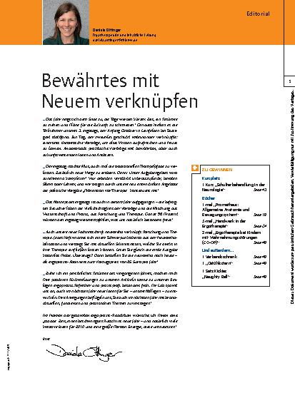 Vorschauseite 1: Bewährtes mit Neuem verknüpfen