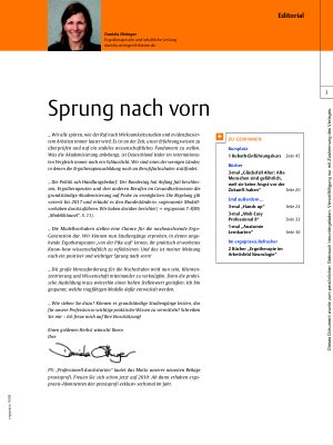 Vorschauseite 1: Sprung nach vorn