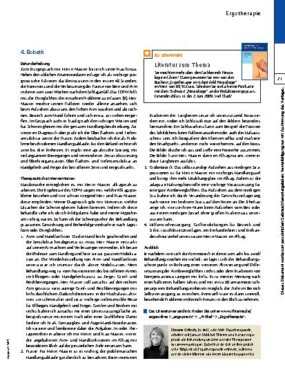 Vorschauseite 5: Hemiplegie – Ein Fall – vier therapeutische Sichtweisen