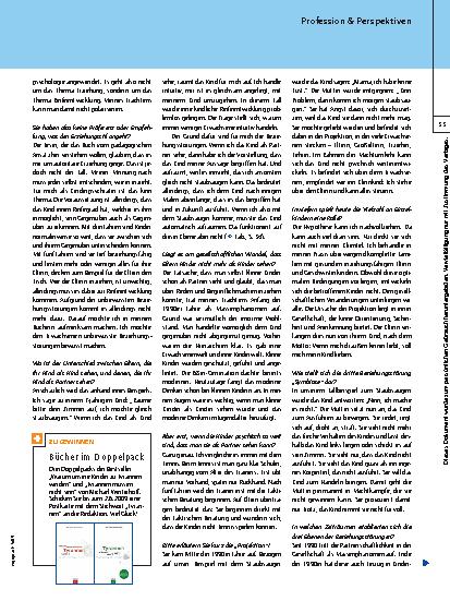 Vorschauseite 2: Interview mit Bestsellerautor Dr. Winterhoff – Beziehungsstörungen bewusst machen