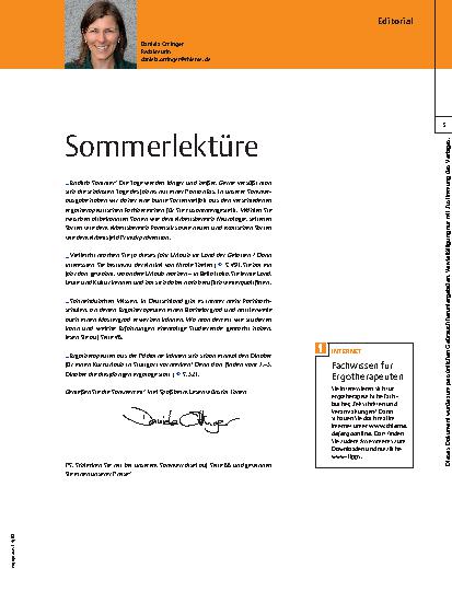 Vorschauseite 1: Sommerlektüre