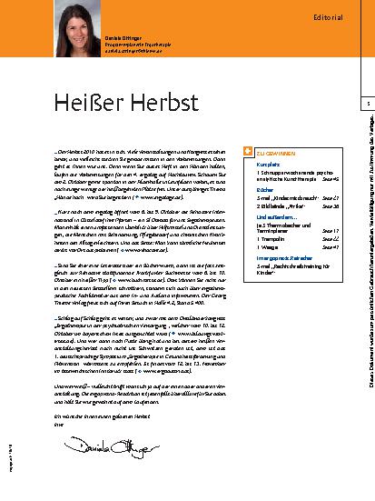 Vorschauseite 1: Heißer Herbst