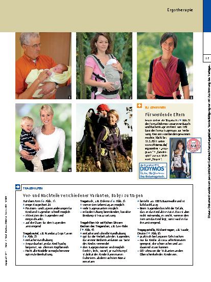 Vorschauseite 2: Körpernahes Tragen von Säuglingen – Gut für Mutter und Kind