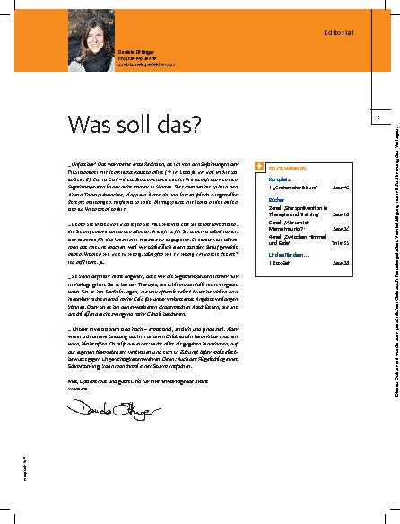 Vorschauseite 1: Was soll das?