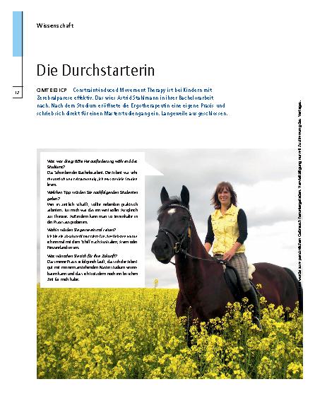 Vorschauseite 1: CIMT bei ICP – Die Durchstarterin