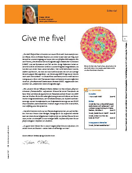 Vorschauseite 1: Give me five!