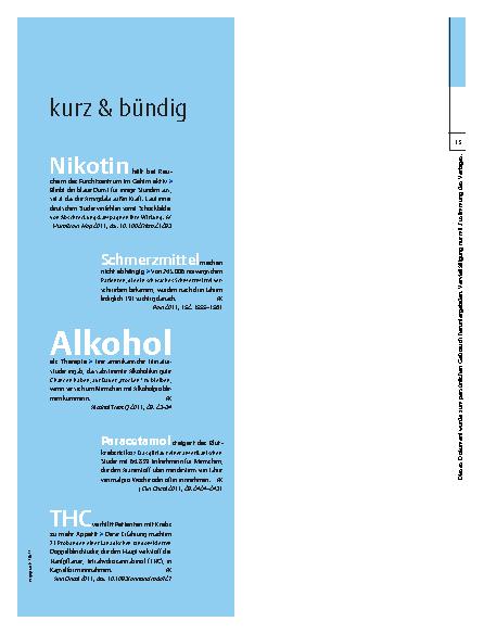 Vorschauseite 1: kurz & bündig
