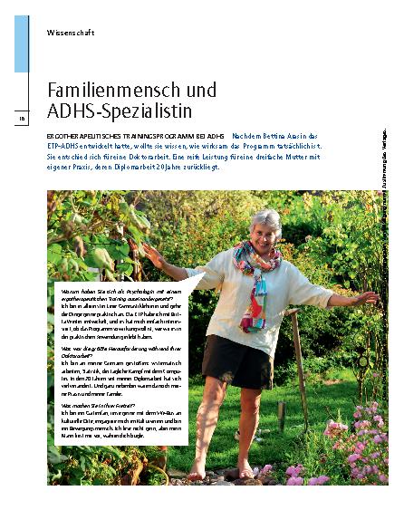 Vorschauseite 1: Ergotherapeutisches Trainingsprogramm bei ADHS – Familienmensch und ADHS-Spezialistin