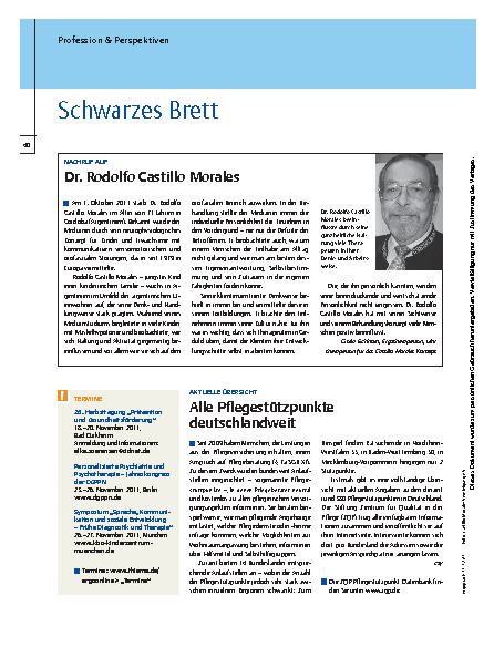 Vorschauseite 1: Schwarzes Brett