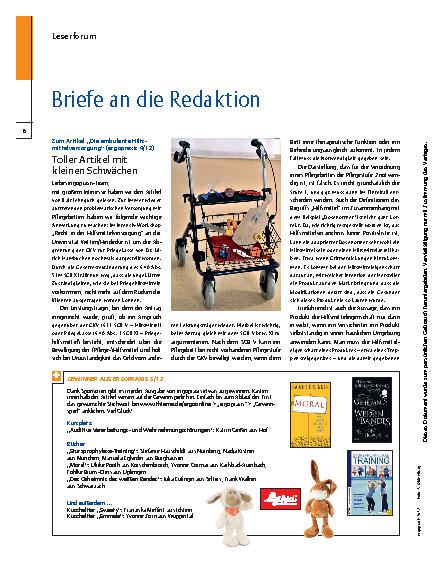 Vorschauseite 1: Briefe an die Redaktion