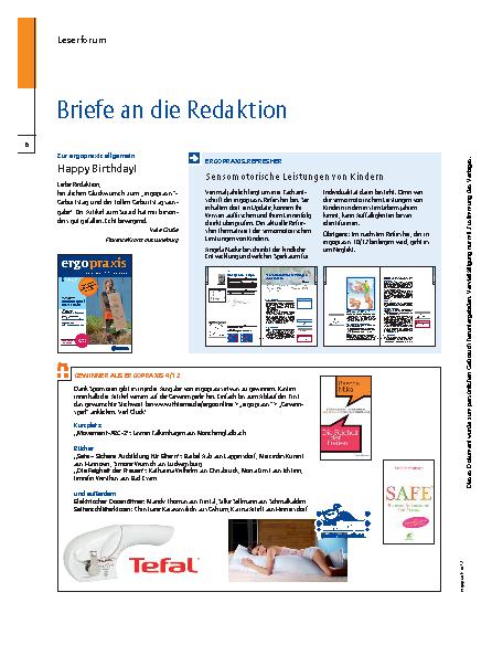 Vorschauseite 1: Briefe an die Redaktion