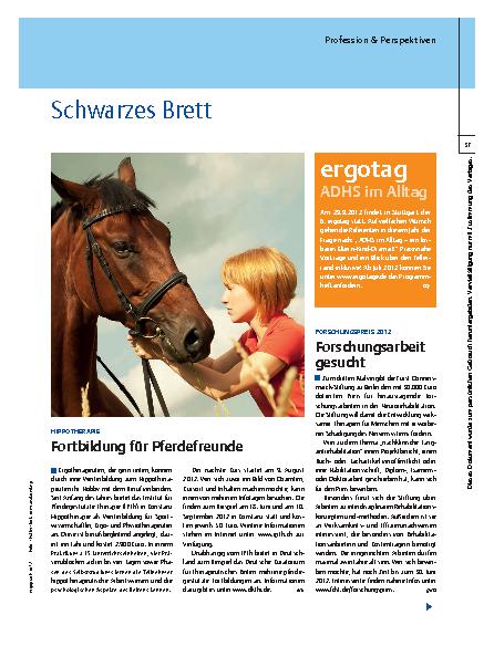 Vorschauseite 1: Schwarzes Brett
