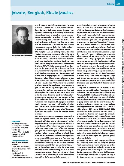 Vorschauseite 1: Jakarta, Bangkok, Rio de Janeiro