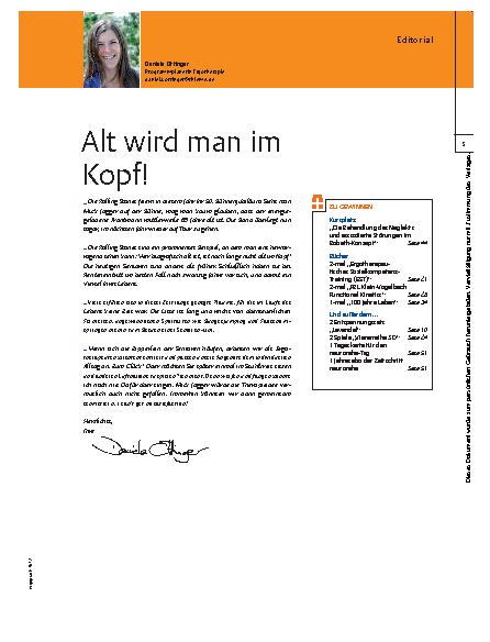Vorschauseite 1: Alt wird man im Kopf!