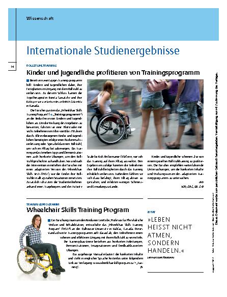 Vorschauseite 1: Internationale Studienergebnisse