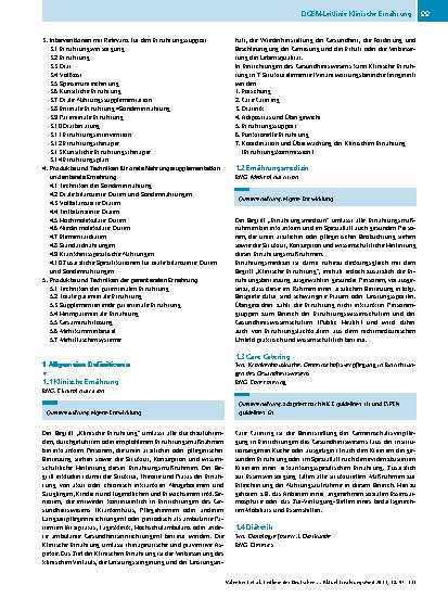 Vorschauseite 3: Leitlinie der Deutschen Gesellschaft für Ernährungsmedizin (DGEM)