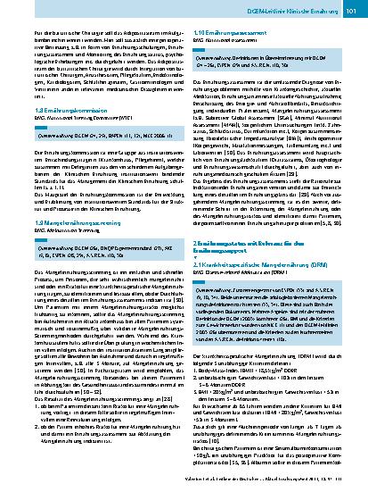 Vorschauseite 5: Leitlinie der Deutschen Gesellschaft für Ernährungsmedizin (DGEM)